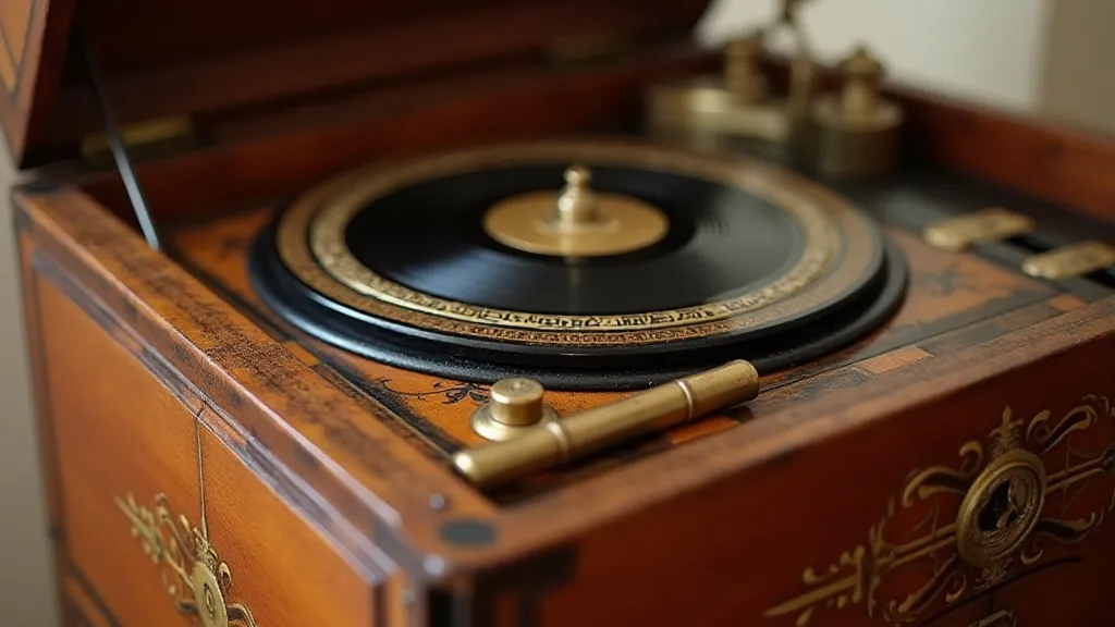 Vintage Junod disc music box