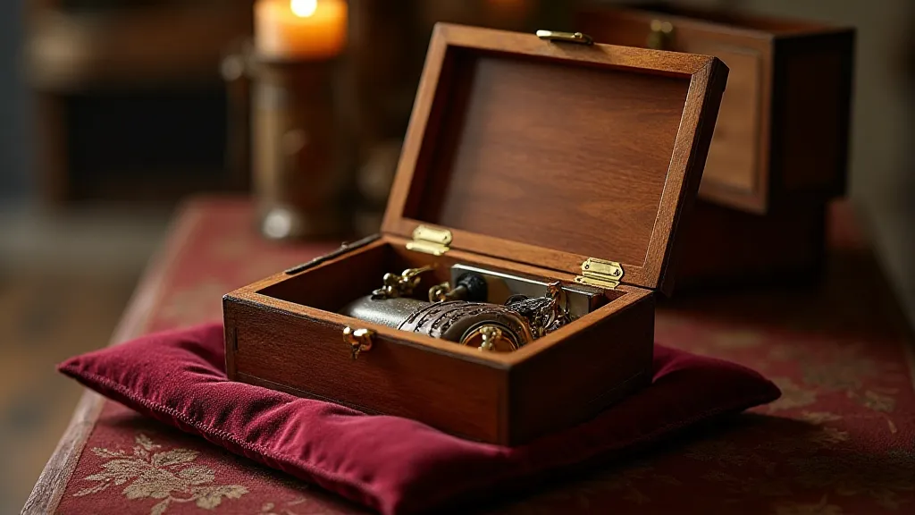 Restored antique Swiss musical box