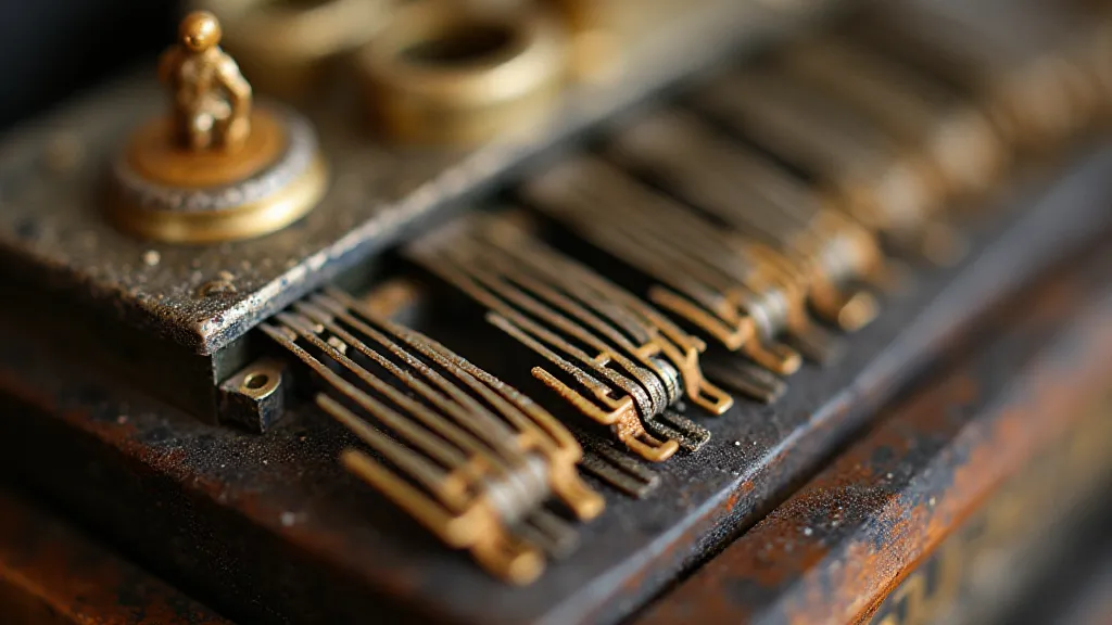 Reuge Music Box Comb Closeup