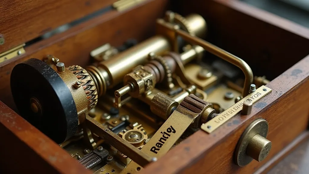 Disassembled Reuge Music Box Movement